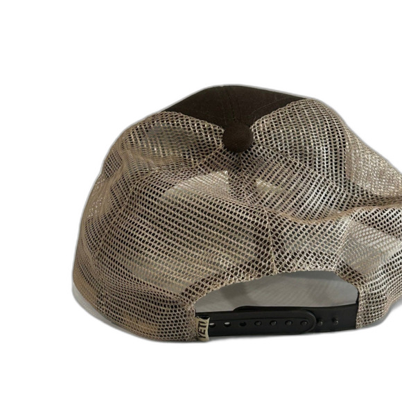 Yeti Coolers Hat Cap Color Brown Tan Snapback Truckers Breathable Cap - Picture 6 of 12